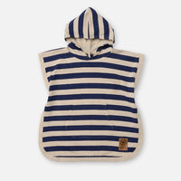 CLOBY UV Poncho UPF50+ Navy Stripes