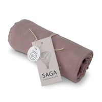 SAGA COPENHAGEN Muslin-Tuch MAUVE