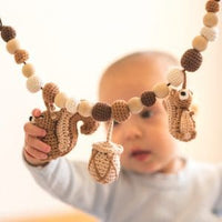 SINDIBABA Kinderwagen-Kette Eichhörnchen