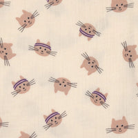 LÄSSIG Muslin Schlafsack - Tiny Team Cat