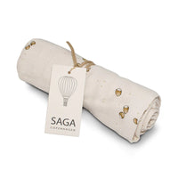 SAGA COPENHAGEN Muslin-Tuch HAZELNUTS