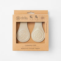 CLOBY Leder Magnet Clips Beige
