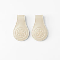 CLOBY Leder Magnet Clips Beige