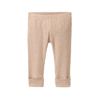 PEOPLE WEAR ORGANIC Baby Leggings - Dunkelsand Melange