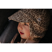 CLOBY Sonnenhut - Leopard Brown / Sandy Beach