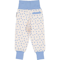 GEGGAMOJA Bambus Babyhosen - Blaue Kleeblätter