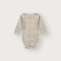 HUST & CLAIR Merinowolle-Bambusviskose Langarm-Body Baloo Tiny - Off White