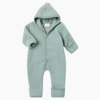 ENGEL NATUR Wollfleece Overall - Bergblau Melange