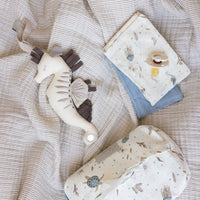 CAMCAM Copenhagen Waschlappen, 4er-Pack GOTS Mix Sea Garden