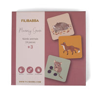 FILIBABBA Memory-Spiel Nordische Tierwelt