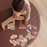 FILIBABBA Eltern-Kind-Puzzle-7er Set - Nordische Tierwelt