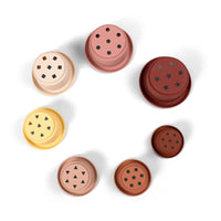 FILIBABBA Silikonstapelbecher Rosa