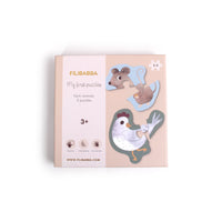 FILIBABBA Eltern-Kind-Puzzle-3er Set - Meine ersten Puzzlespiele mit Bauernhoftieren