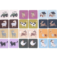 FILIBABBA Memory-Spiel Bauernhoftiere