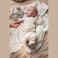 MarMar Copenhagen Wickelromper White Sage Stripe