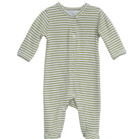 SERENDIPITY Strampler Grass/Offwhite gestreift