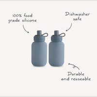 MUSHIE Silicone Puree Pouch - Cambridge Blue