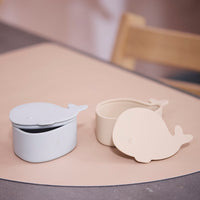 FILIBABBA Set mit 2 kleinen Brotdosen Christian der Wal Pearl Blue