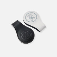 CLOBY Leder Magnet Clips Schwarz