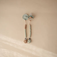 MUSHIE Schnullerkette Halo Sage