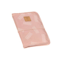LÄSSIG Windeletui Soft Stripe Rosa