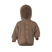 ENGEL NATUR Wollfleece Jacke - Walnuss