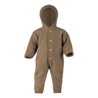 ENGEL NATUR Wollfleece Overall, Walnuss