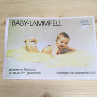 RÄTISCHE GERBEREI Baby-Lammfell, waschbar