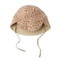 CLOBY Sonnenhut - Leopard Brown / Sandy Beach