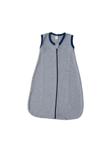 LILANO Schlafsack mit Reissverschluss Marine Gestreift