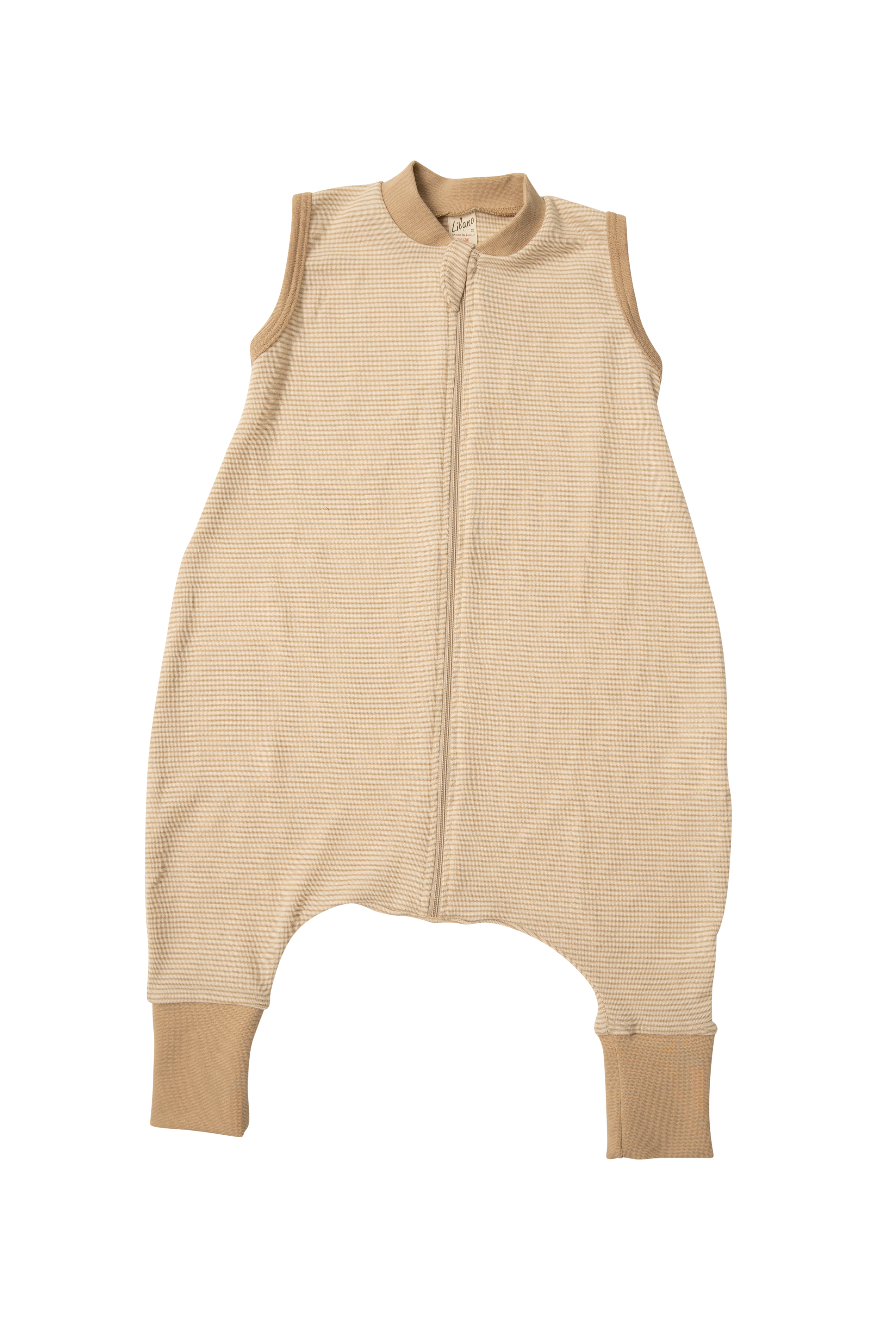 LILANO Wolle Seide Wolle-Seide Schlafsack mit Füssen ohne Arm Sand Ges – A&O Online Shop