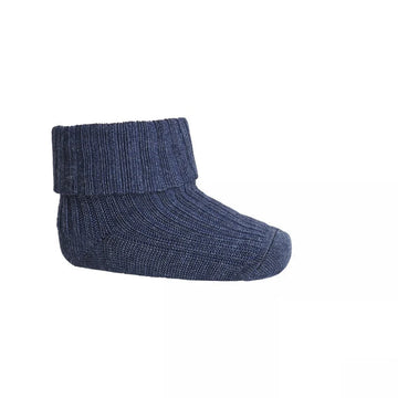 MPKIDS Rippstrick Wollsocken Dark Denim Melange