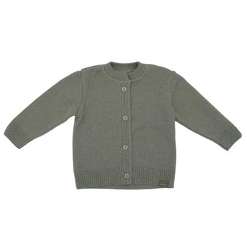 MAXIMO GOTS Rippstrick Jacke Khaki Grey