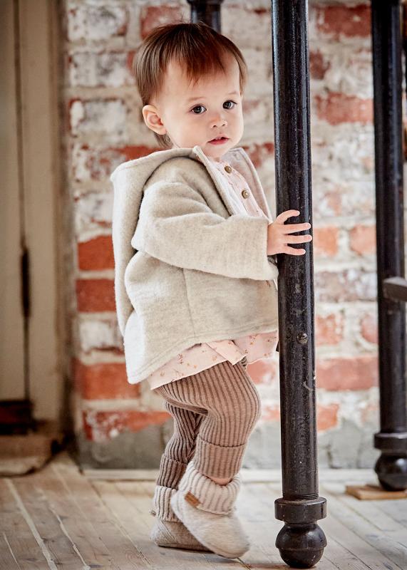 MAXIMO GOTS Baby-Leggings Braunmeliert