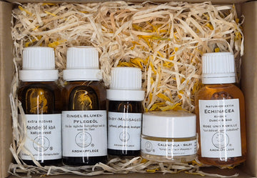 AROMAPFLEGE MÄDER Geschenk-Box Babypflege