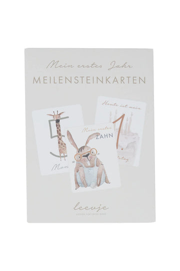 LEEVJE Meilensteinkarten - Mein Erstes Jahr