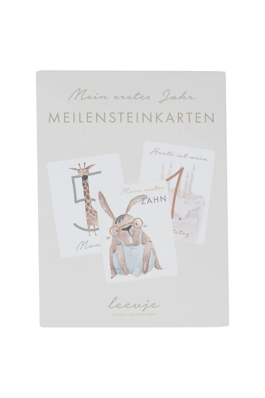 LEEVJE Meilensteinkarten - Mein Erstes Jahr