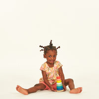 SENSE ORGANICS Tunika Irma Baby - Leaves