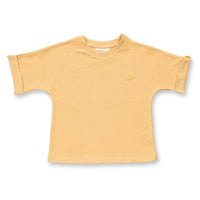SENSE ORGANICS Kurzarm Terry Shirt Tali - Cream Yellow