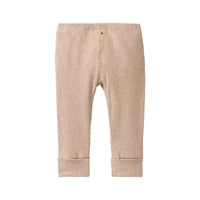 PEOPLE WEAR ORGANIC Baby Leggings - Dunkelsand Melange