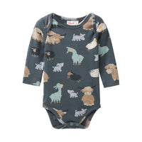 PEOPLE WEAR ORGANIC Langarm Body - Fellfreunde