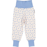 GEGGAMOJA Bambus Babyhosen - Blaue Kleeblätter