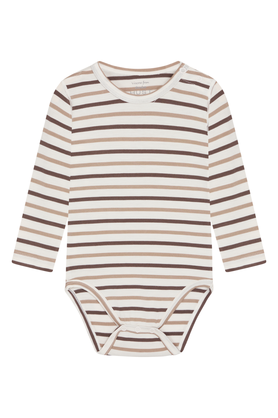 HUST & CLAIR Bambusviskose  Langarm-Body Buller Warm Sand