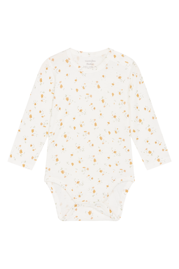 HUST & CLAIR Bambusviskose  Langarm-Body Buller Ivory