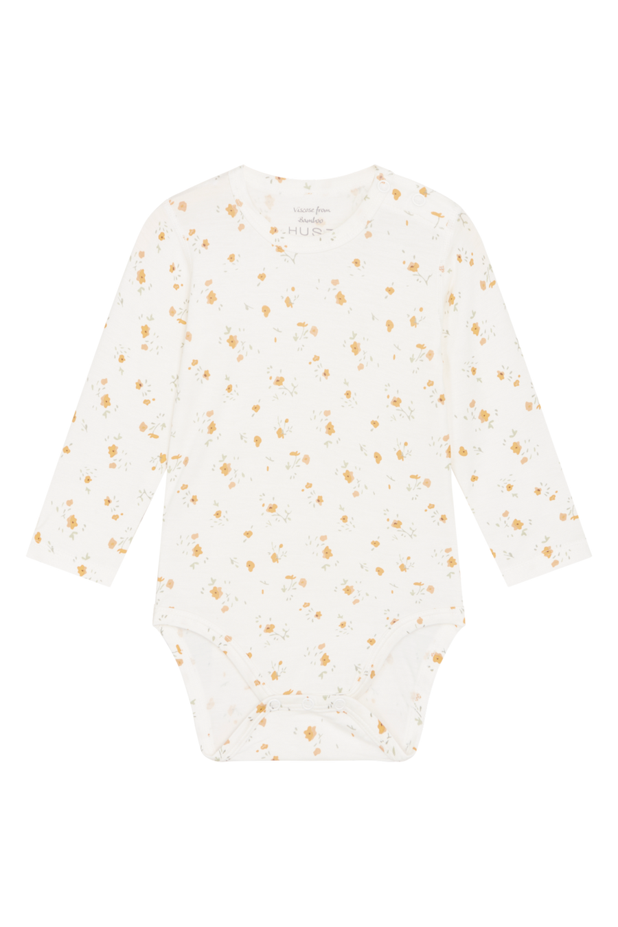 HUST & CLAIR Bambusviskose  Langarm-Body Buller Ivory