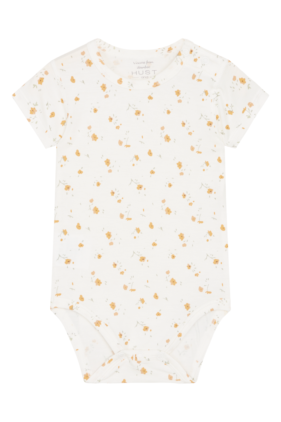 HUST & CLAIR Bambusviskose Kurzarm-Body Buller Ivory