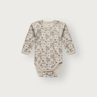 HUST & CLAIR Merinowolle Langarm-Body Bo Woodland - Off White