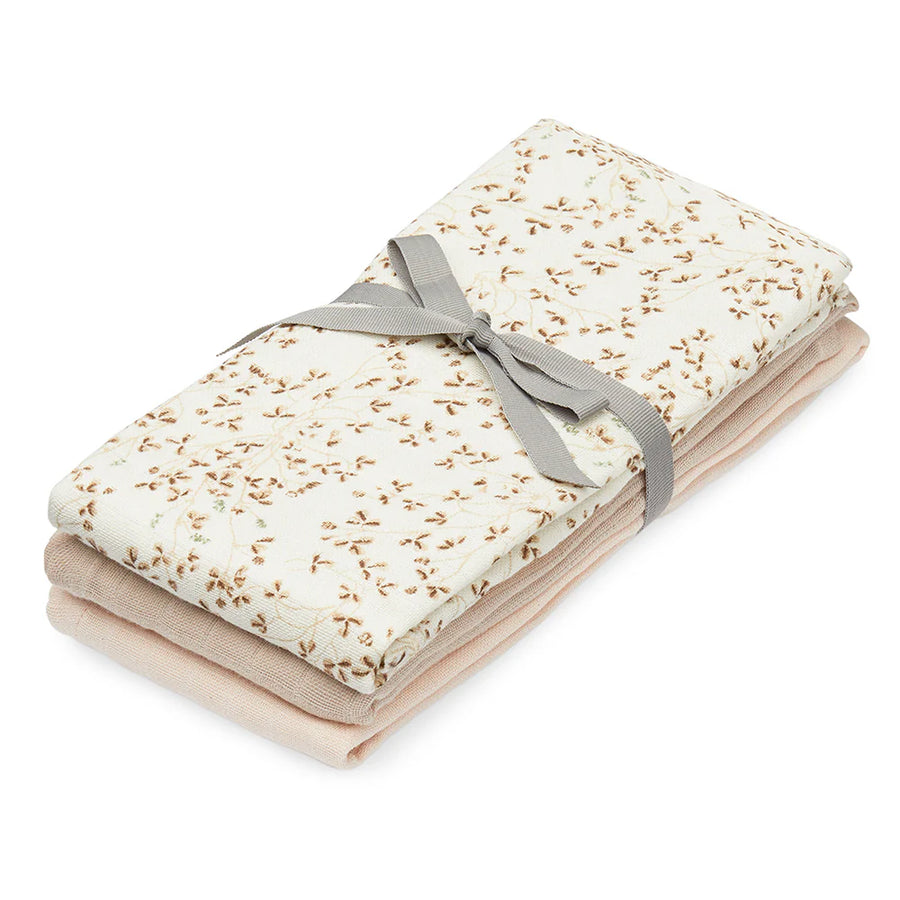 CAMCAM Copenhagen Musselintücher 3er-Pack Mix Lierre, Almond, Hazel
