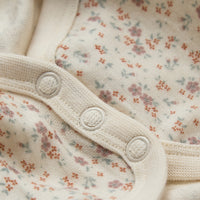 HUST & CLAIR Merinowolle-Bambusviskose  Langarm-Body Baloo Tiny - Off White