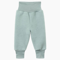 ENGEL NATUR Wollfleece Hose - Bergblau Melange